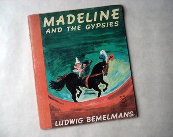 Vintage children's book - Madeline and the Gypsies - 1959