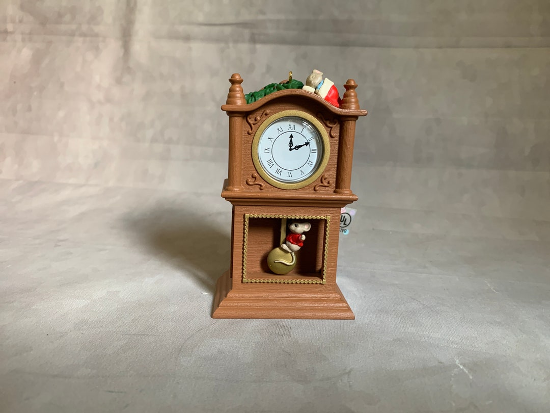 Cutest Grandfather Clock Christmas Tree Ornament 1994 Etsy