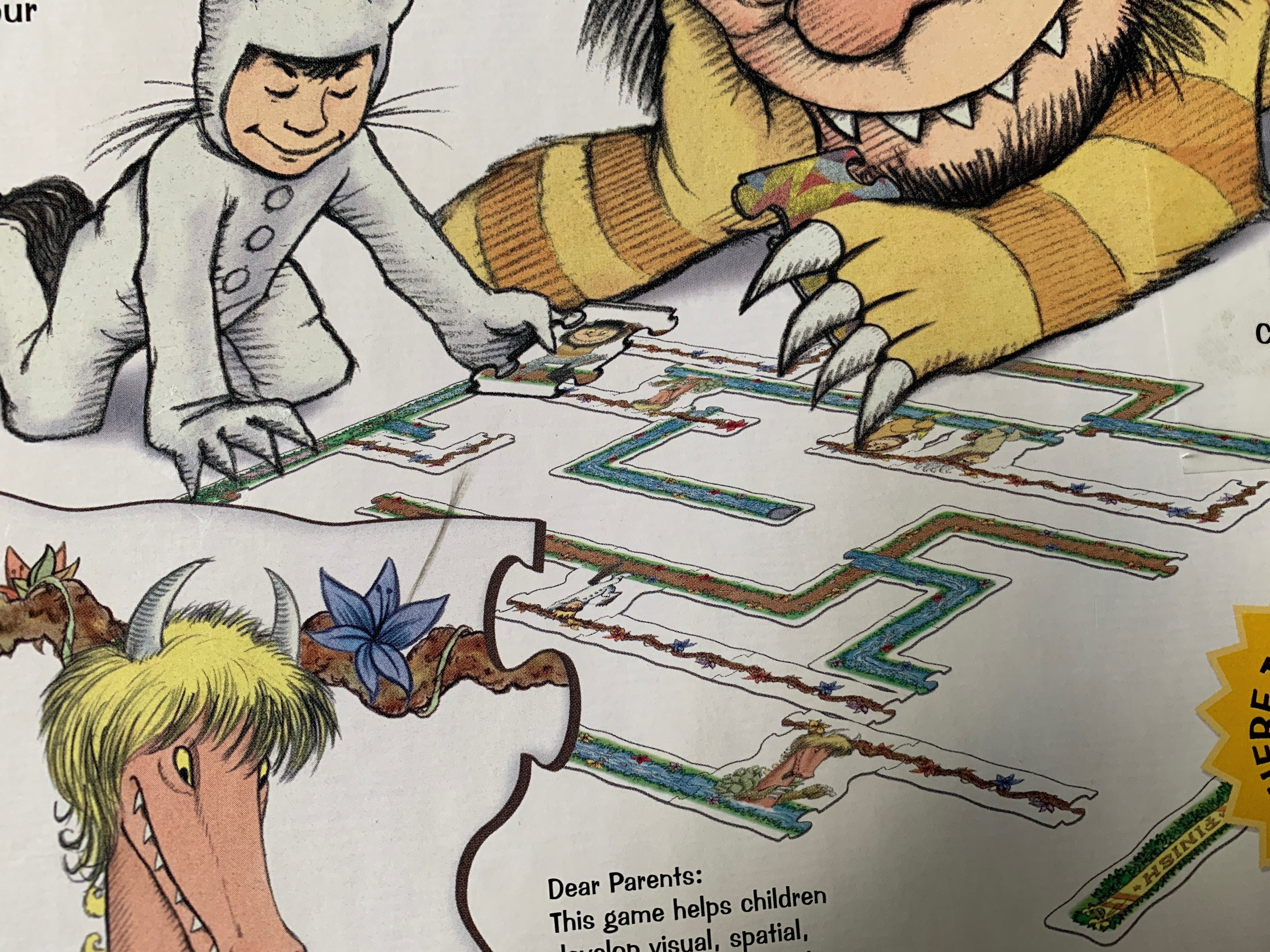 Vintage Game - Where the Wild Things Are - 1999 - Maurice Sendak