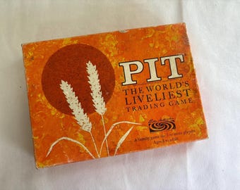 Vintage game - Pit - 1964 - complete - A Frenzied Trading Game