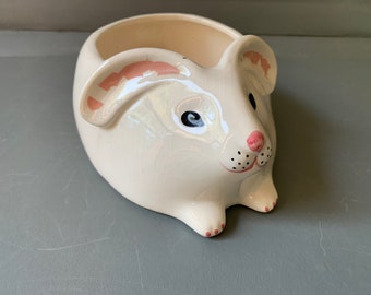 Cutest rabbit planter - 1980s Teleflora