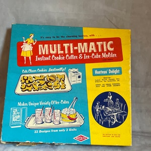 Multi-Matic instant cookie cutter and ice cube molder - in original box - never used - with instructions - Wecolite