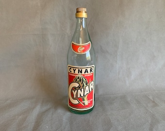 FOUND IN SPAIN -- vintage Cynar bottle - 1980's Italy