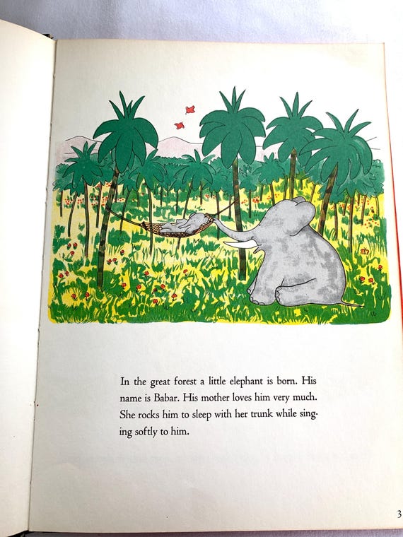 The Story of Babar the Little Elephant - by Jean De Brunhoff