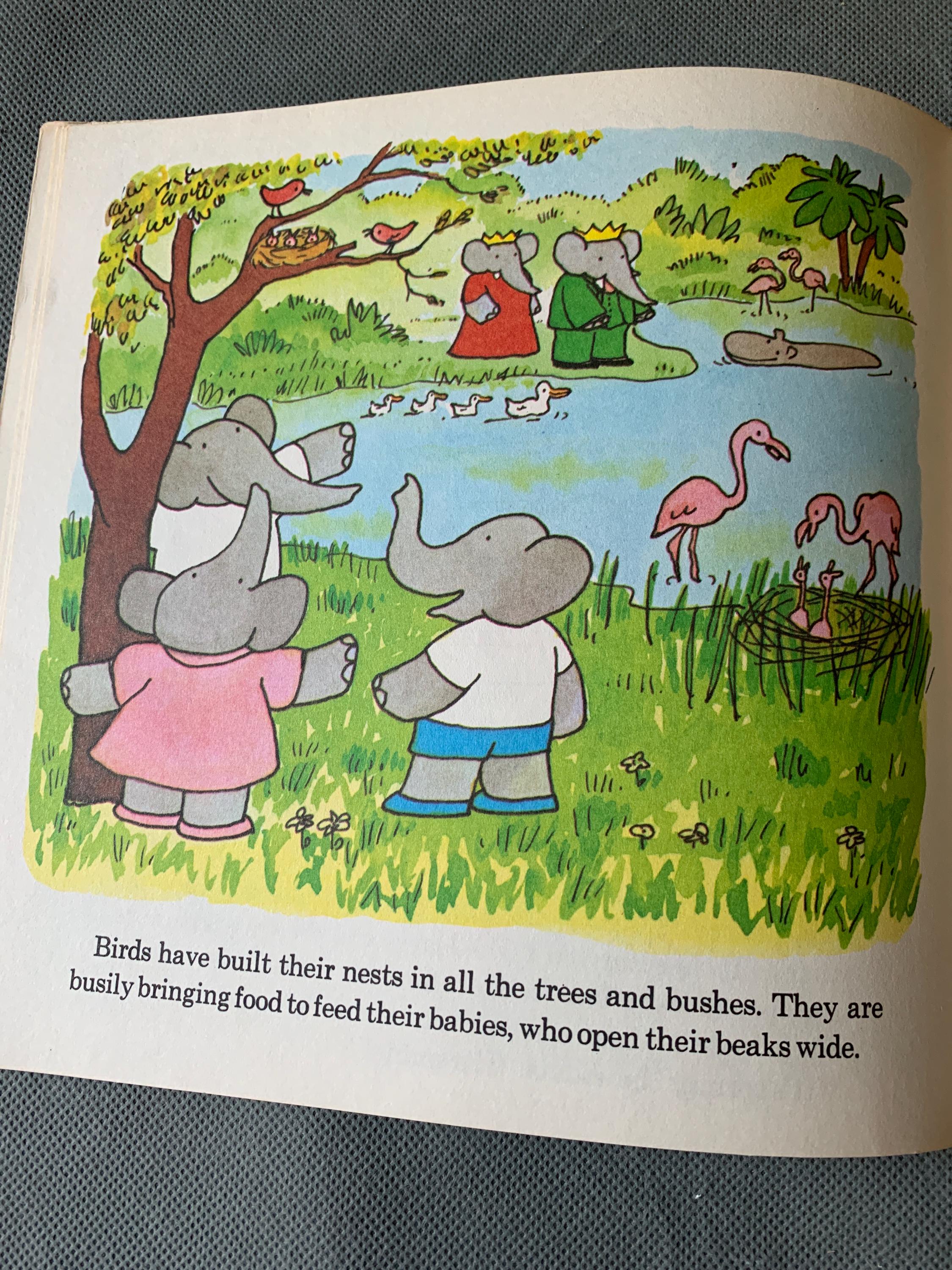 Bet of 4 Babar Books by Laurent De Brunhoff - Children's Classics