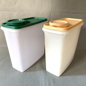 Choose your vintage Tupperware cereal canister