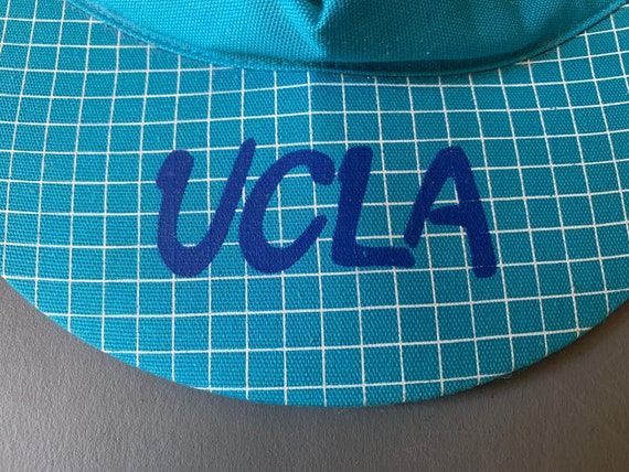 1980s UCLA visor - perfect aqua color - image 2