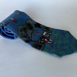 100% silk golfer tie - by Spencer & Lowe