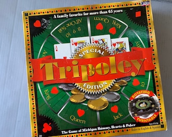 Vintage Tripoley game - special edition - rotating turntable