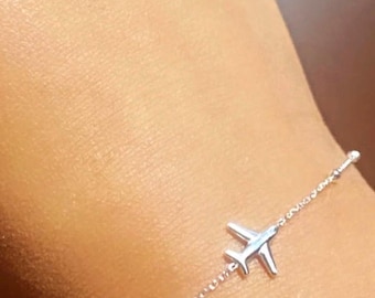 24金張り飛行機ブレスレット - Etsy 日本