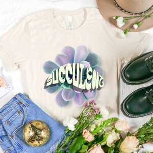 Succulent Shirt Plant Mom Gift Succulents Green Thumb Succulents Garden Tee Present Plants Houseplant Lover