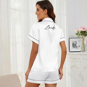 Personalized Bridal Party Pajama Set, Bridesmaids gifts, Pajama Set