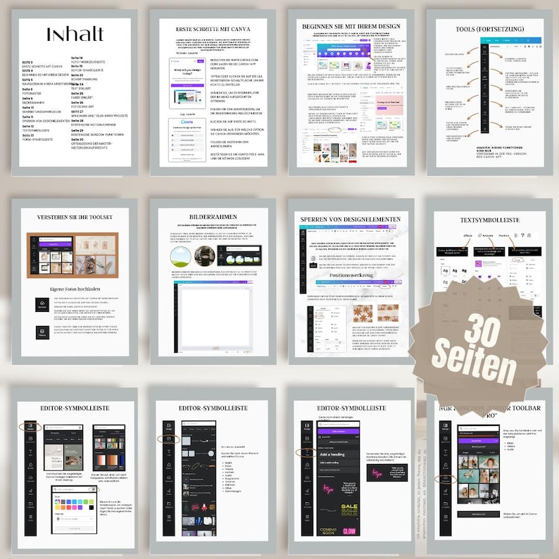 Canva Crash Course for Beginners with PLR | Design for Social Media, Instagram & More | Canva Free + Pro Version | Digital Products image 6