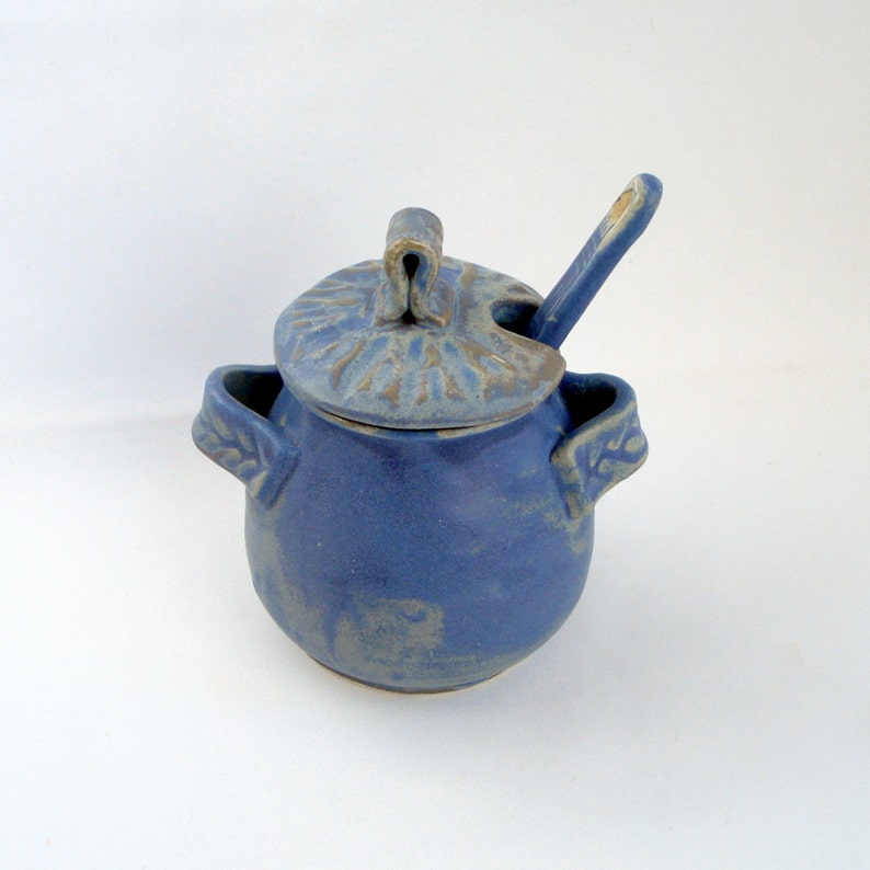 Sugar pot with spoon Made to order Etsy