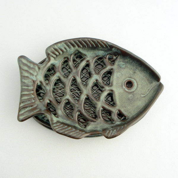 Soap dish Blue fish Made to order