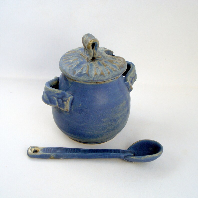Sugar pot with spoon Made to order Etsy
