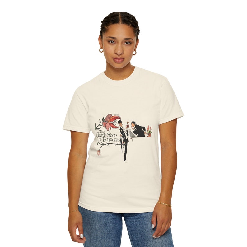 Little Shop Of Horrors T-Shirt: Vintage 1960 Movie Poster Design image 7
