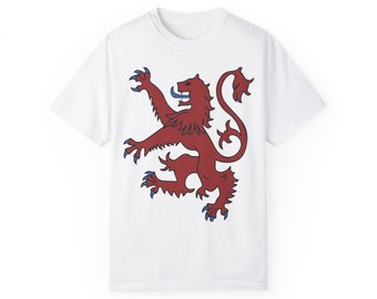 Scottish Lion Rampant T-Shirt: Royal Banner Design
