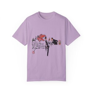 Little Shop Of Horrors T-Shirt: Vintage 1960 Movie Poster Design Orchid