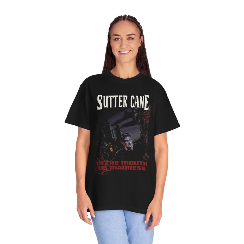 In The Mouth Of Madness T-Shirt: Sutter Cane Horror Movie Tee image 3