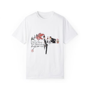 Little Shop Of Horrors, premium t-shirt. Design is from a vintage 1960 movie poster. A black comedy horror film directed by Roger Corman.