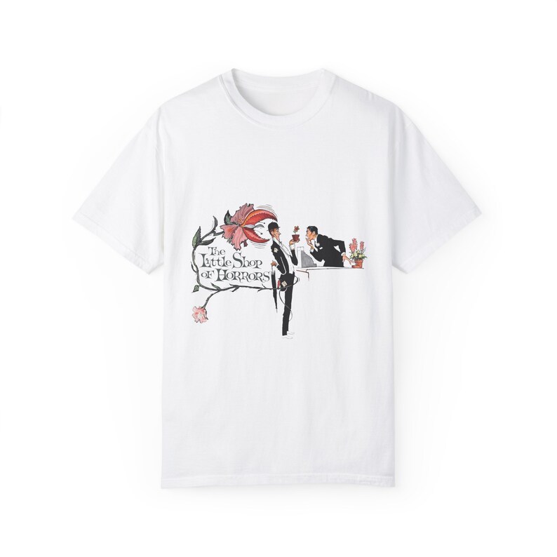 Little Shop Of Horrors T-Shirt: Vintage 1960 Movie Poster Design White