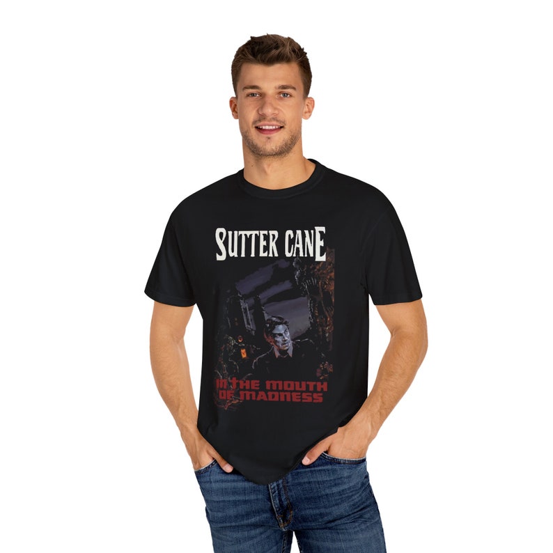 In The Mouth Of Madness T-Shirt: Sutter Cane Horror Movie Tee image 2