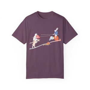 Camiseta de conejo de justas medievales: arte manuscrito caprichoso Berry