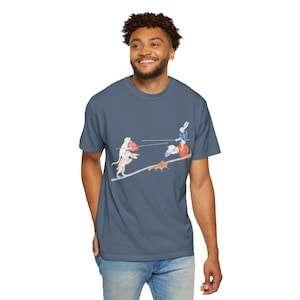 Camiseta de conejo de justas medievales: arte manuscrito caprichoso imagen 8