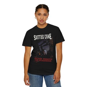 In The Mouth Of Madness T-Shirt: Sutter Cane Horror Movie Tee image 4