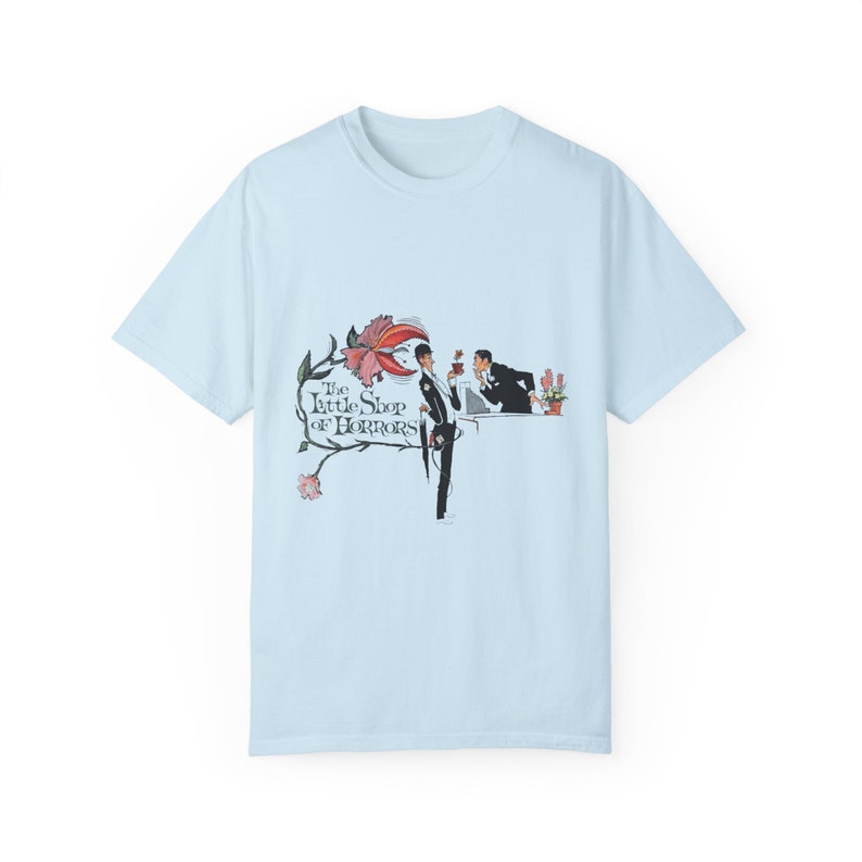 Little Shop Of Horrors T-Shirt: Vintage 1960 Movie Poster Design Chambray