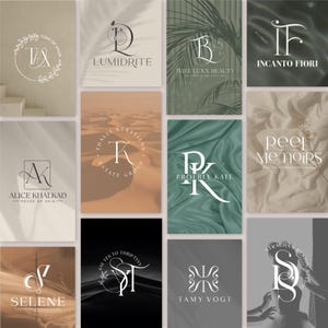 I Will Create Custom Logo Design for Your Business | Professional Logo Maker | Luxury Minimalist Monogram & Personalized Branding Kit