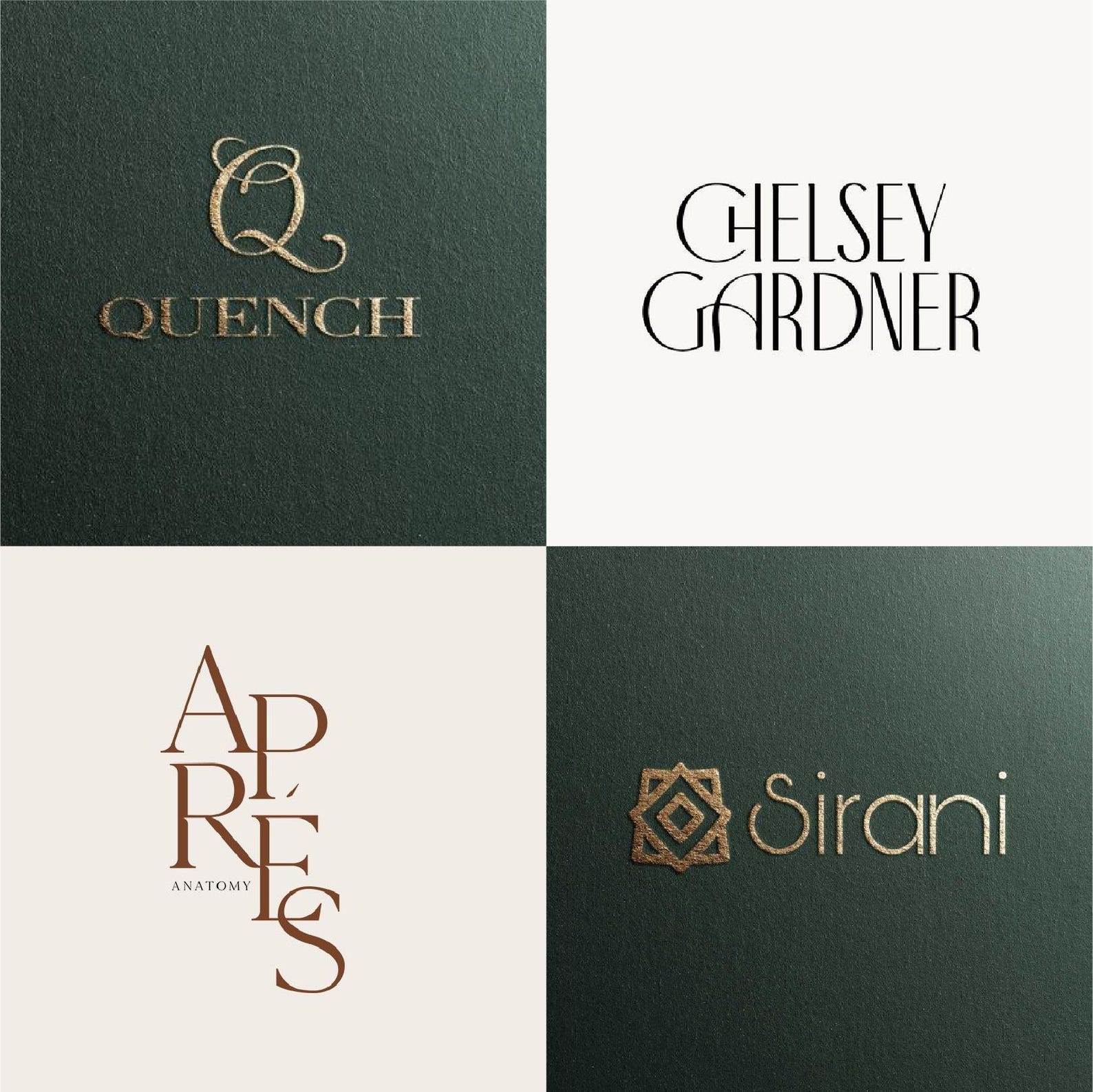 Custom Monogram Logo Design | Luxury Monogram Logo | Minimalist Wedding ...