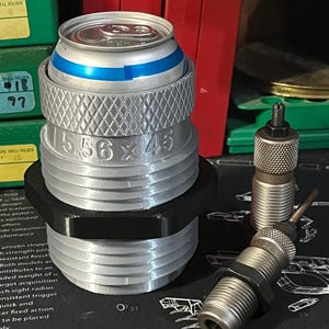 Customizable 3D-Printed Reloading Die Can Holder with Fidget Spinner