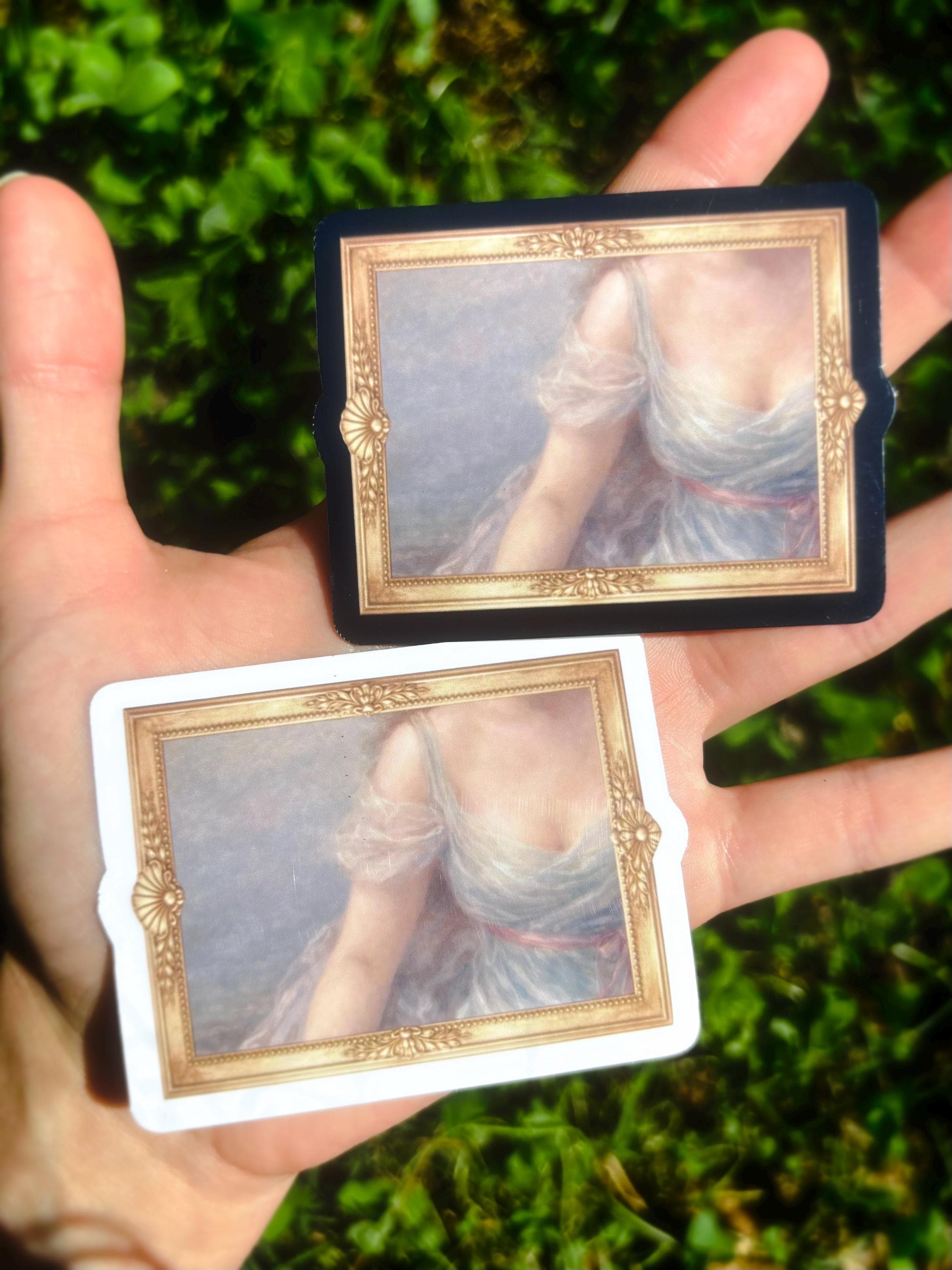 18th Century Painting Woman Gold Frame - Etsy