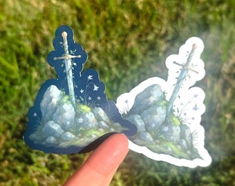 Adesivo Espada na Pedra: Excalibur, Lenda do Rei Arthur