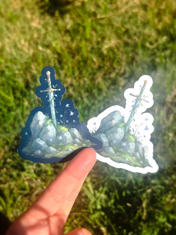 Sword in the Stone Sticker: Excalibur, King Arthur Legend