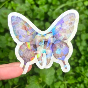 Creepy Tooth Fairy Sticker - Creepy Fantasy Sticker, Weird Illustrated Sticker, Weirdcore Sticker, Strange Art Sticker, Odd Vinyl Sticker, Holographic