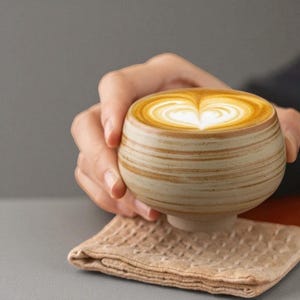 Moderna taza de té de cerámica japonesa-italiana: taza de diseño minimalista para momentos de té con estilo
