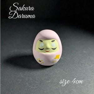 Japanese Sakura Daruma Doll