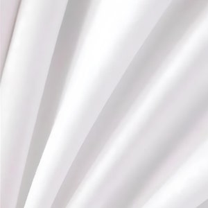 Puede incluir: Tela blanca con pliegues y arrugas suaves. La tela es lisa y tiene un brillo sutil.
