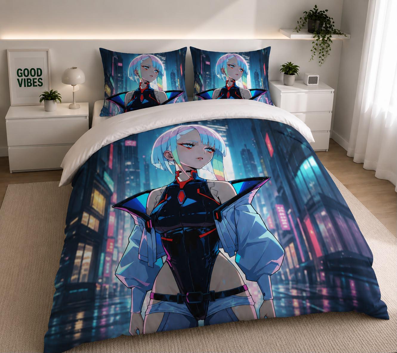 Cyberpunk Edgerunners Blanket - Etsy