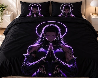 Funda nórdica Valorant, juego de ropa de cama Reyna Gaming