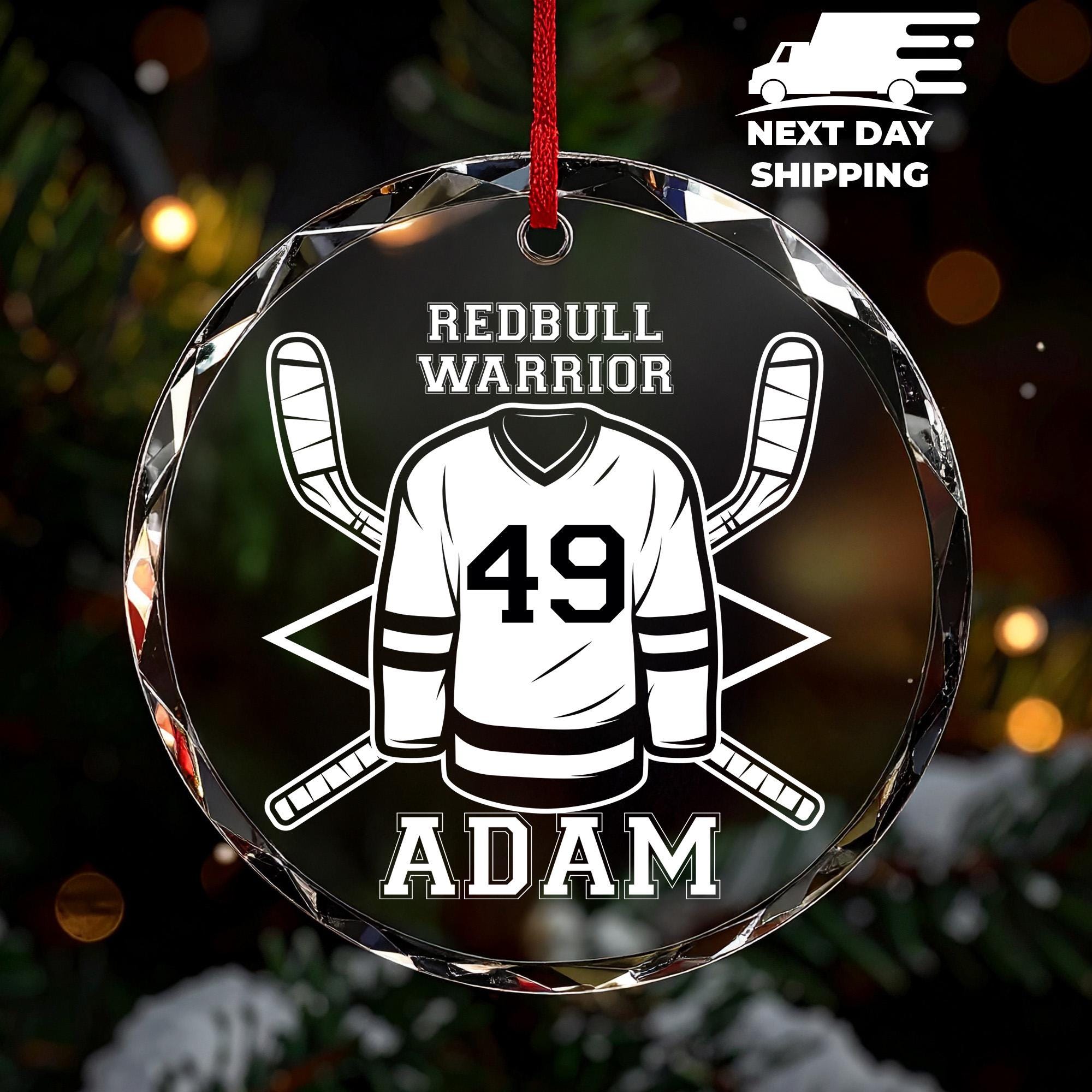 Ice Hockey Team Ornament, 2025 Hockey Ornament, Hockey League Ornament, Hockey Player Ornament, High School Hockey Team Gifts, Hockey Lover
