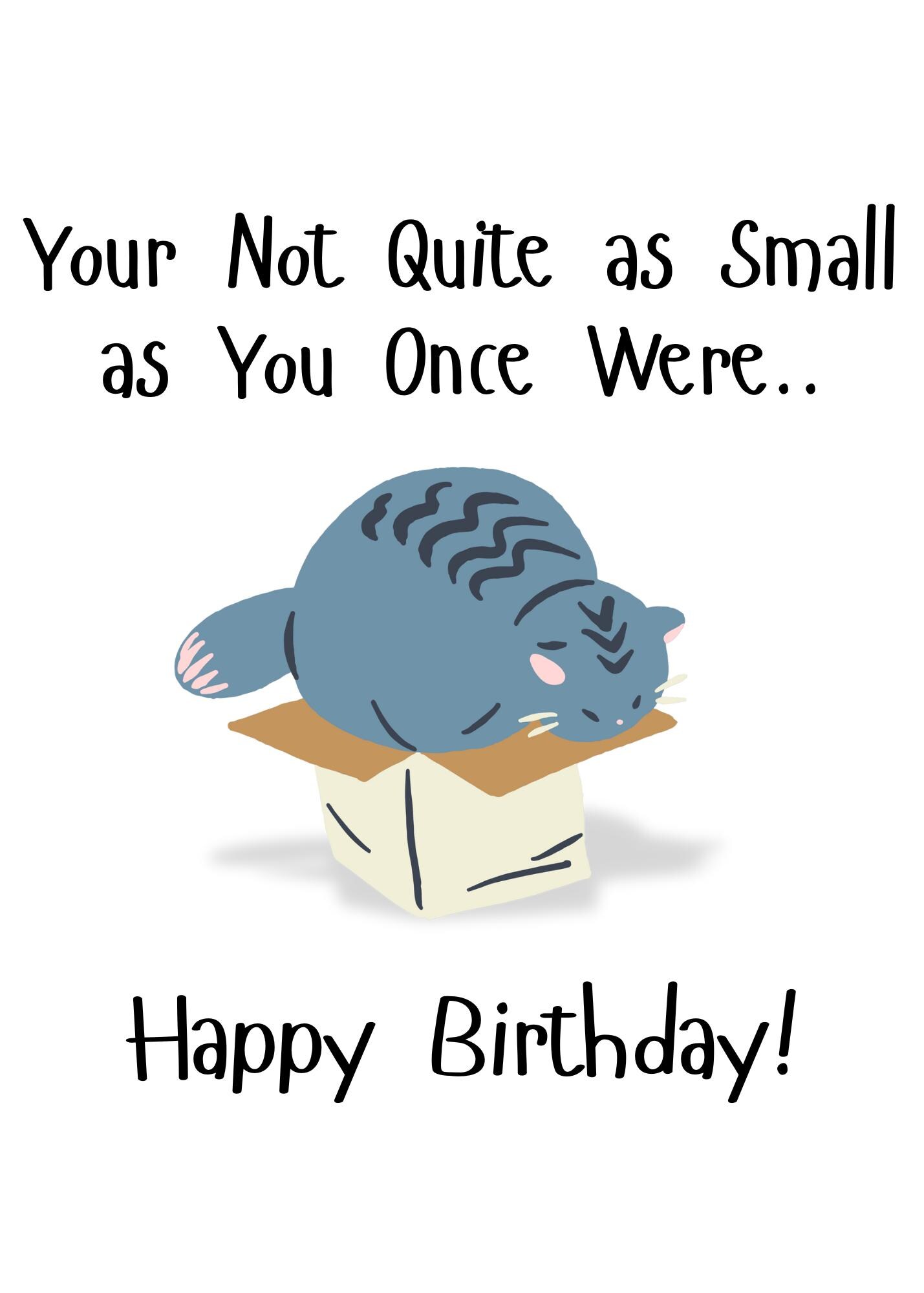 Funny Birthday Card For Cat Lovers - Naughty Bday Card For - View #2