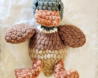 Crochet Mallard Duck Lovey