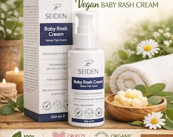 Vegane Baby-Hautausschlag-Creme: Bio-Calendula & Kamille sanfte Pflege 2 STÜCK