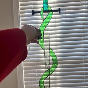 Sword & Snake Stained Glass Pattern