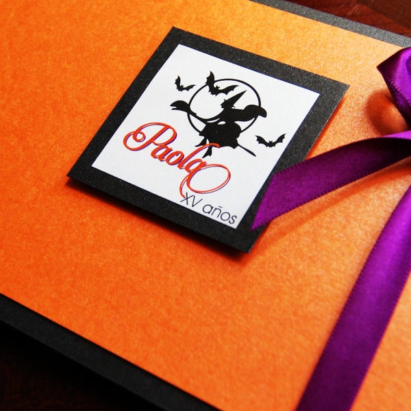 Deposit for Halloween or Masquerade Quinceanera Invitations