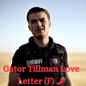 Carta de amor de Gator Tillman (F) **NC-17**